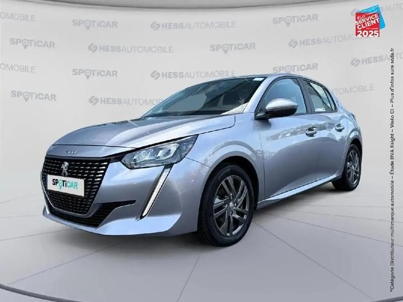 Gris Utilisé 2021 Peugeot 208 Business-Line Citadine | 11 499 € (Prix juste) - Image 1/4