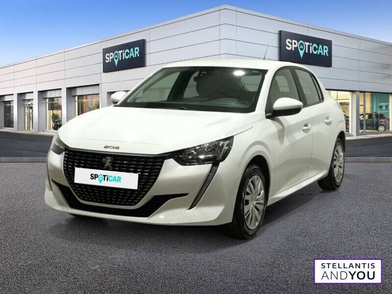 Blanc Utilisé 2021 Peugeot 208 Active Citadine | 8 990 € (Bon prix) - Image 1/4