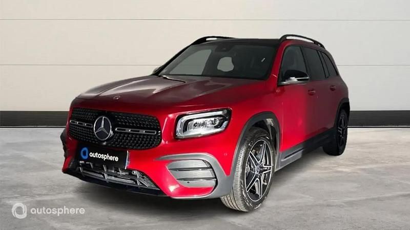 Rouge Occasion 2021 Mercedes GLB200 AMG line SUV | 38 999 € (Prix juste) - Image 1/4