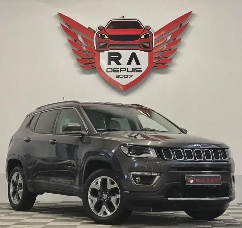 Gris Occasion 2018 Jeep Compass Limited SUV | 16 999 € - Image 1/4