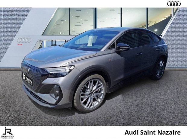 Gris Utilisé 2024 Audi Q4 e-tron S-Line SUV | 57 899 € (Prix assez cher) - Image 1/4