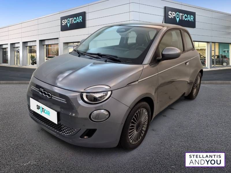 Gris Utilisé 2021 Fiat 500e Berline | 15 189 € (Bon prix) - Image 1/4
