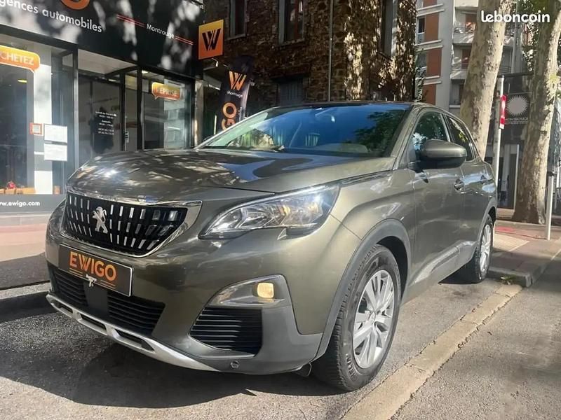 Gris Utilisé 2018 Peugeot 3008 Allure Monospace | 11 250 € (Prix juste) - Image 1/4