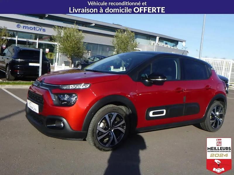 Rouge Occasion 2021 Citroën C3 PureTech Citadine | 12 600 € (Bon prix) - Image 1/4
