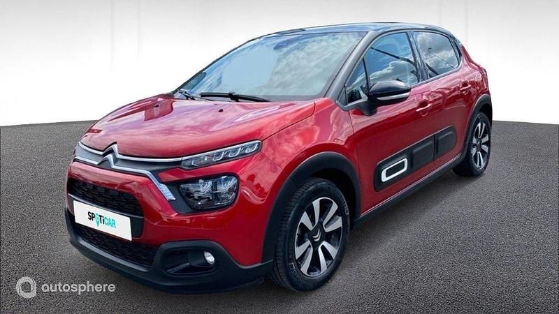 Rouge Utilisé 2023 Citroën C3 PureTech Citadine | 12 578 € (Prix juste) - Image 1/4