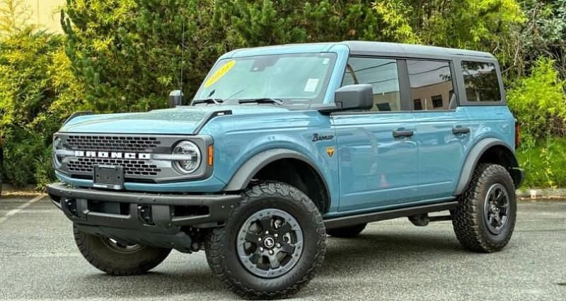 Bleu Utilisé 2022 Ford Bronco SUV | 58 735 € (Prix juste) - Image 1/4