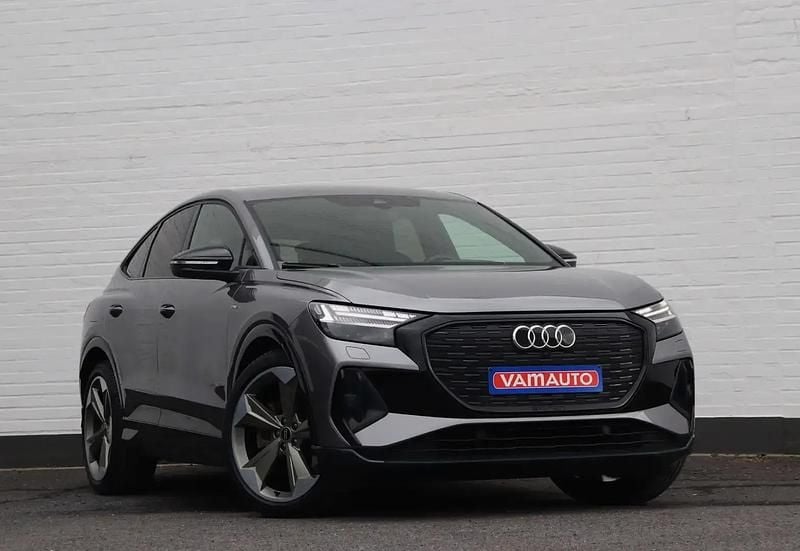 Gris Utilisé 2022 Audi Q4 e-tron S-Line SUV | 40 950 € (Super prix) - Image 1/4