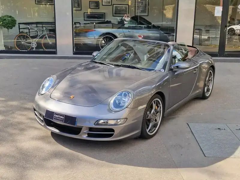 Gris Utilisé 2007 Porsche 911 Carrera 4S Cabriolet Cabriolet | 59 900 € (Prix juste) - Image 1/4