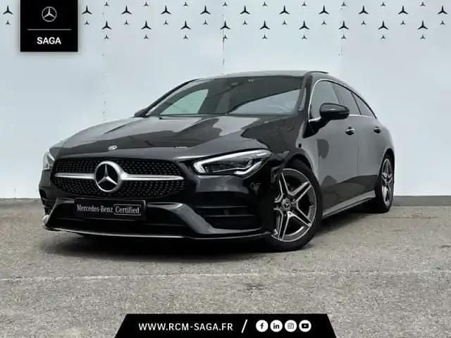 Noir Utilisé 2023 Mercedes CLA200 AMG line Coupé | 37 900 € - Image 1/4