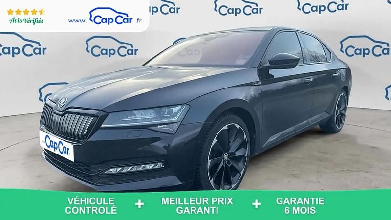 Occasion Skoda Superb SportLine 156 ch (114 kW) 2021 Noir Berline