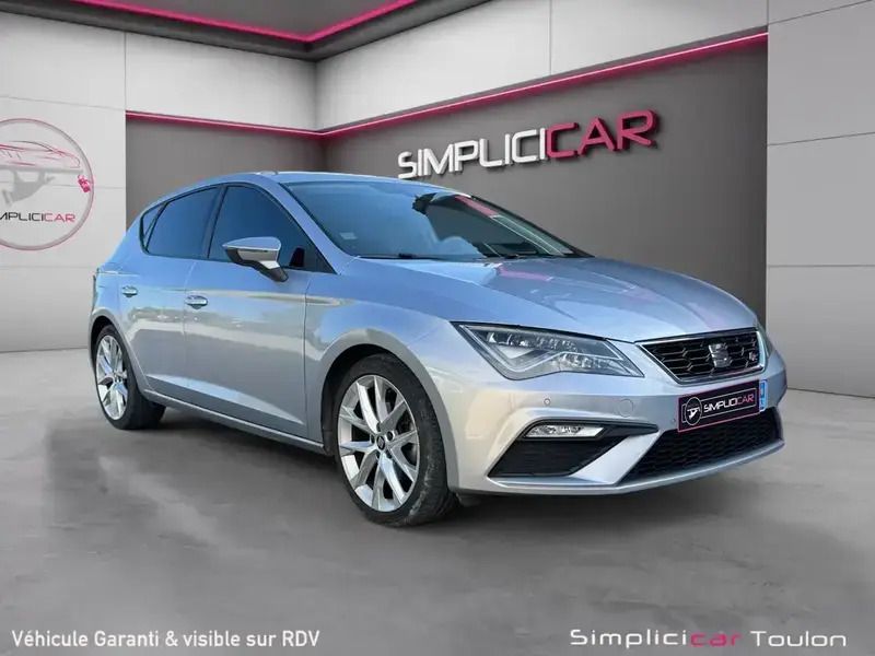 Gris Utilisé 2018 Seat Leon FR Break | 17 480 € (Prix juste) - Image 1/4