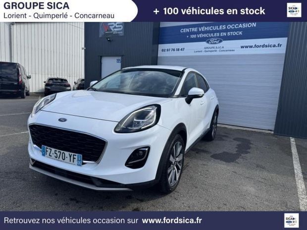 Blanc Utilisé 2021 Ford Puma Titanium X | 18 990 € (Prix juste) - Image 1/4