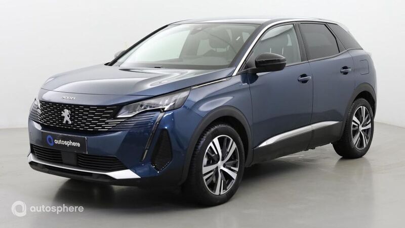 Bleu Utilisé 2022 Peugeot 3008 Allure SUV | 25 799 € (Prix assez cher) - Image 1/4