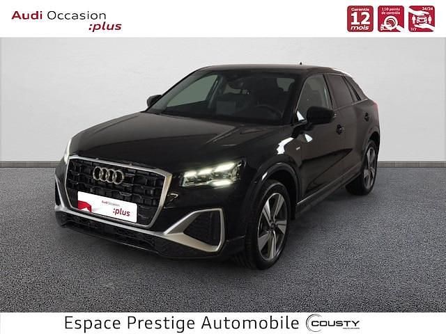 Noir mythe métallisé Utilisé 2024 Audi Q2 Advanced Plus SUV | 33 890 € (Prix assez cher) - Image 1/4