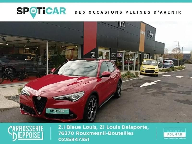 Rouge Occasion 2022 Alfa Romeo Stelvio Sprint SUV | 34 980 € (Prix juste) - Image 1/4