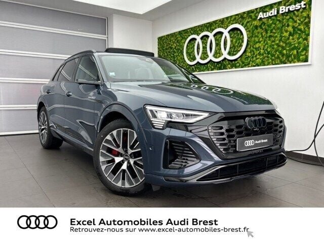 Bleu plasma métallisé Utilisé 2023 Audi Q8 e-tron S-Line SUV | 69 900 € (Prix juste) - Image 1/4