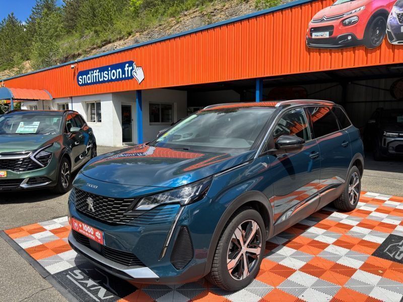 Bleu celebes metal Utilisé 2022 Peugeot 5008 Monospace | 25 450 € (Prix juste) - Image 1/4