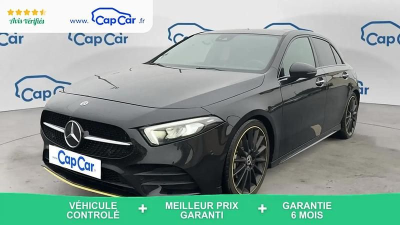 Noir Occasion 2019 Mercedes A200 AMG line Berline | 20 800 € (Bon prix) - Image 1/4