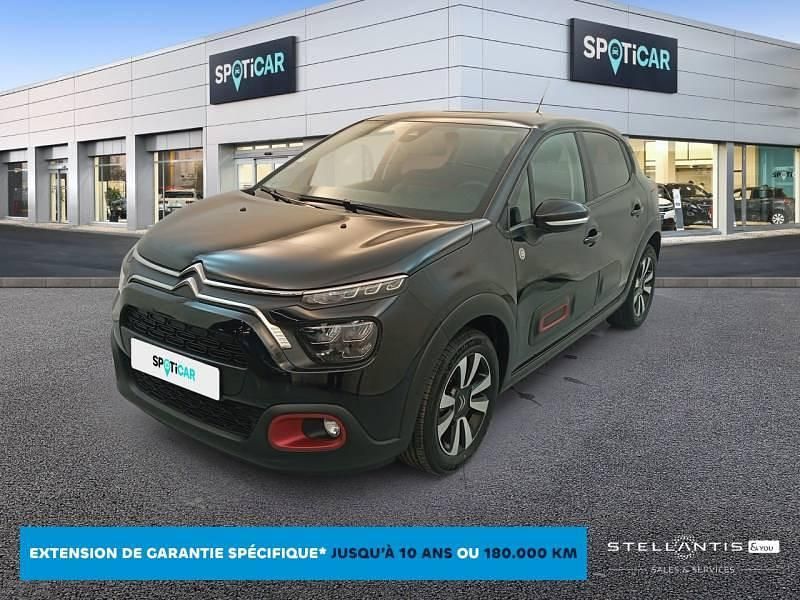 Noir Occasion 2021 Citroën C3 PureTech Citadine | 10 889 € (Prix juste) - Image 1/4