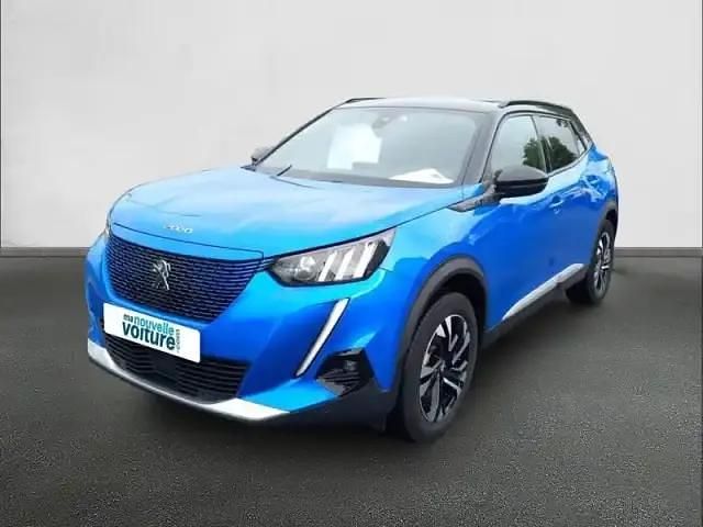 Bleue Utilisé 2021 Peugeot e-2008 GT SUV | 16 790 € (Prix juste) - Image 1/4