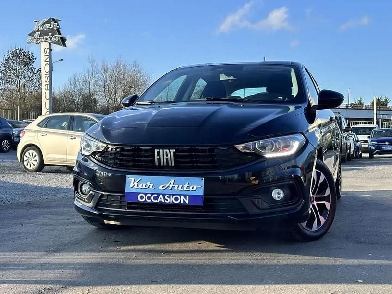 Noir Occasion 2021 Fiat Tipo City Life Berline | 10 990 € (Super prix) - Image 1/4