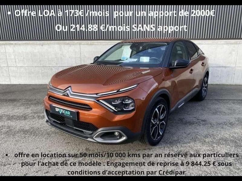 Occasion Citroën e-C4 Shine 100 kW (137 ch) 2022 Bleu Berline