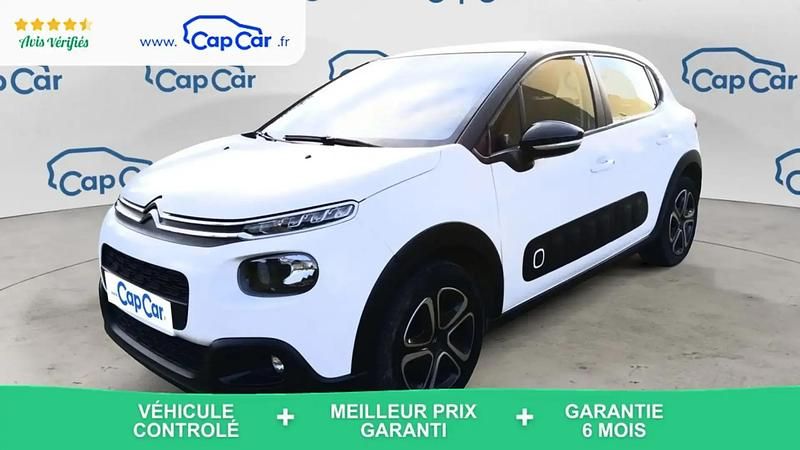 Blanc Occasion 2020 Citroën C3 PureTech Citadine | 9 990 € (Prix juste) - Image 1/4