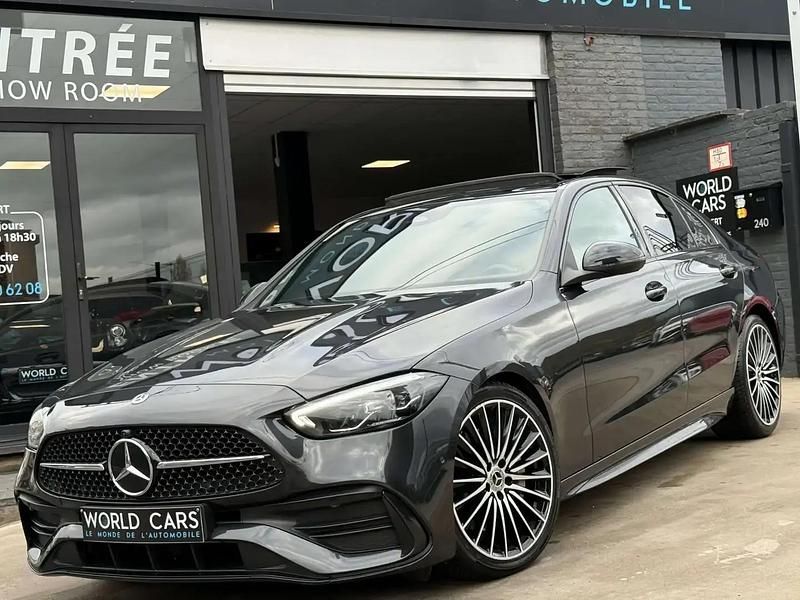 Gris Occasion 2022 Mercedes C180 AMG line Berline | 31 990 € (Prix juste) - Image 1/4