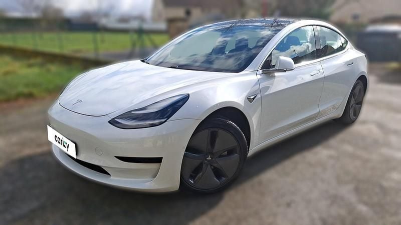 Occasion Tesla Model 3 Standard Range Plus 202 kW (275 ch) 2019 Blanc Berline