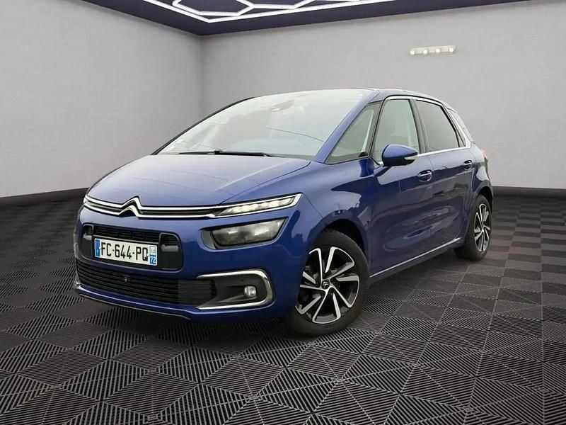 Bleu Occasion 2018 Citroën Spacetourer Shine Monospace | 10 999 € - Image 1/4