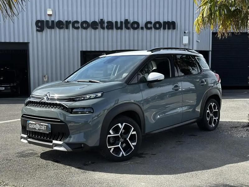 Vert Utilisé 2021 Citroën C3 Aircross PureTech SUV | 14 990 € (Prix juste) - Image 1/4
