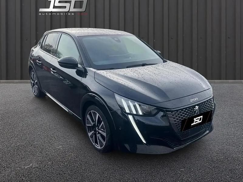Noir Utilisé 2021 Peugeot 208 GT Citadine | 16 990 € (Prix juste) - Image 1/4