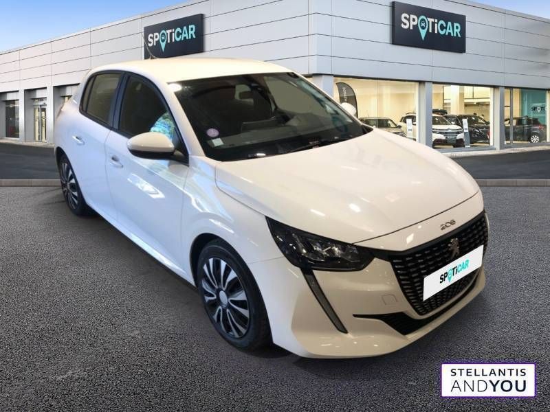 Blanc Utilisé 2020 Peugeot 208 Business-Line Citadine | 11 490 € (Prix juste) - Image 1/3