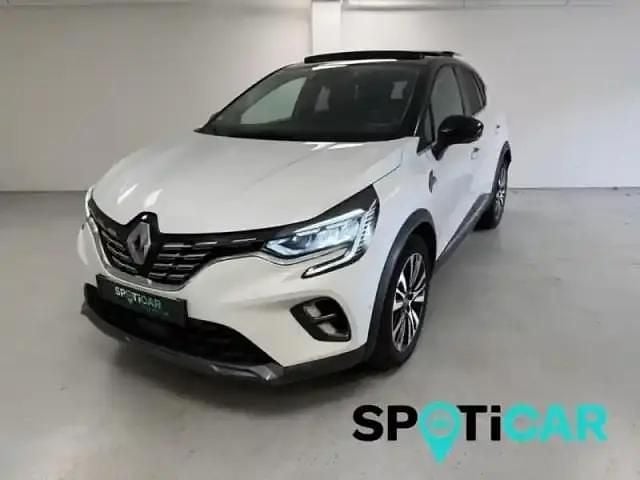 Blanc nacré/noir etoile Occasion 2019 Renault Captur Initiale Paris SUV | 18 990 € (Prix assez cher) - Image 1/4