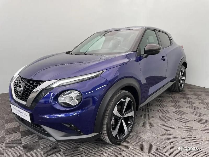 Bleu Utilisé 2022 Nissan Juke Tekna SUV | 17 490 € (Bon prix) - Image 1/4