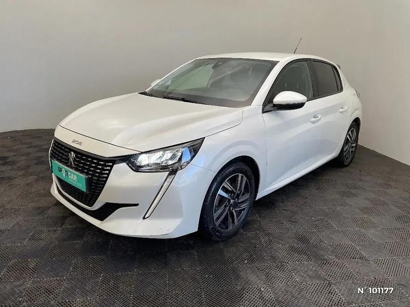 Blanc Utilisé 2021 Peugeot 208 Allure Citadine | 12 480 € (Super prix) - Image 1/4