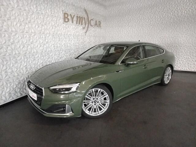 Vert district métallisé Occasion 2022 Audi A5 Sportback Advanced Citadine | 31 411 € (Bon prix) - Image 1/4