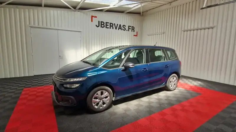 Bleu Utilisé 2021 Citroën C4 SpaceTourer Business Class Monospace | 17 490 € (Prix juste) - Image 1/4