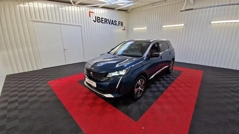 Bleu Utilisé 2022 Peugeot 5008 Allure Monospace | 18 590 € (Super prix) - Image 1/4