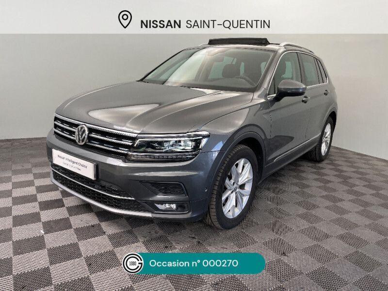 Gris Utilisé 2019 VW Tiguan Exclusive SUV | 24 900 € (Bon prix) - Image 1/4