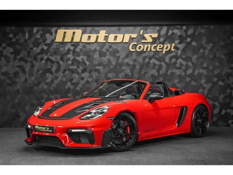 Rouge Nouvelle 2025 Porsche 718 Spyder Cabriolet | 194 861 € - Image 1/4