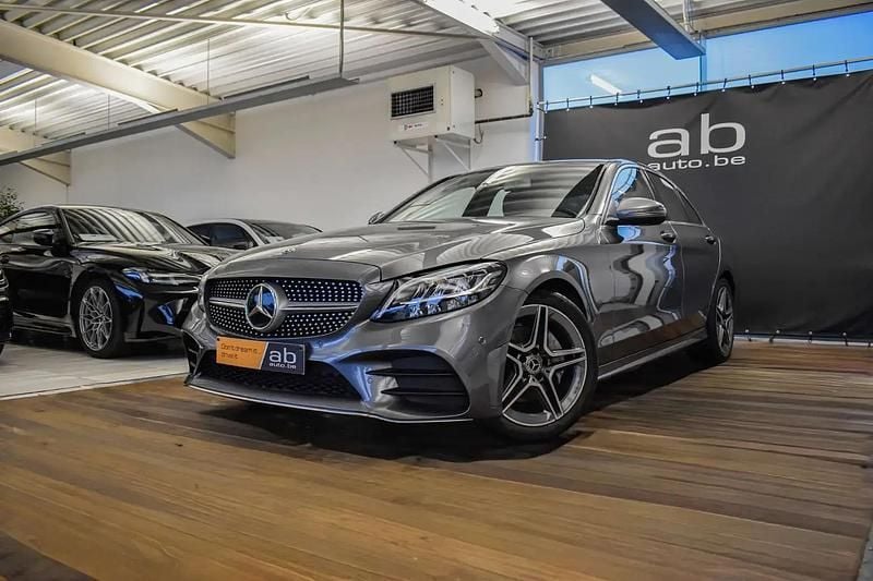 Gris Occasion 2019 Mercedes C200 AMG line Berline | 28 990 € - Image 1/4