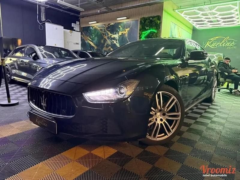 Noir Occasion 2015 Maserati Ghibli Berline | 29 490 € (Super prix) - Image 1/4
