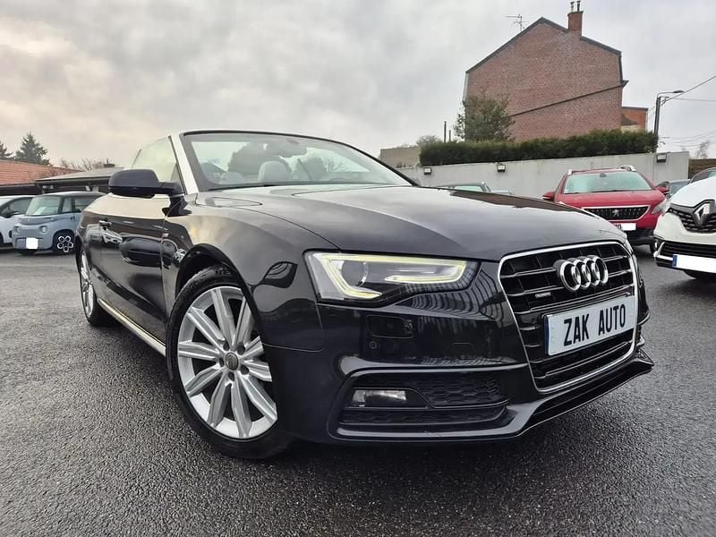 Noir Occasion 2016 Audi A5 Cabriolet S-Line Cabriolet | 18 990 € - Image 1/4