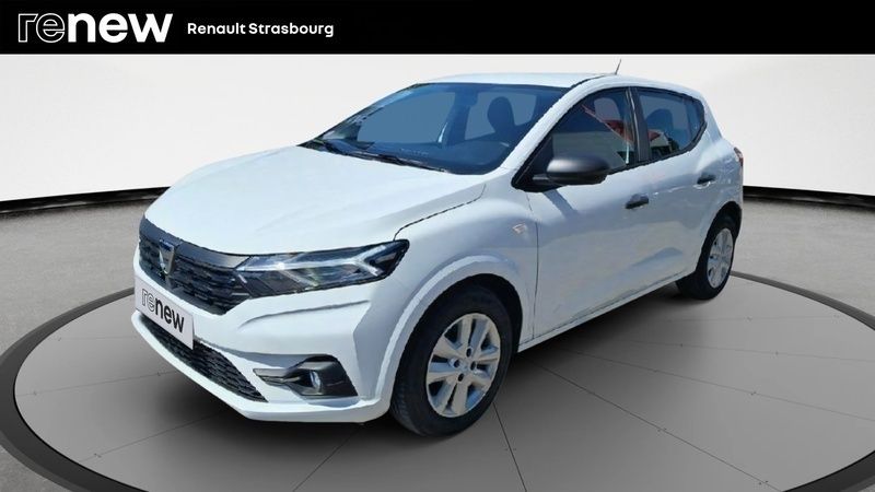 Blanc Utilisé 2021 Dacia Sandero Essentiel Citadine | 12 499 € (Bon prix) - Image 1/4