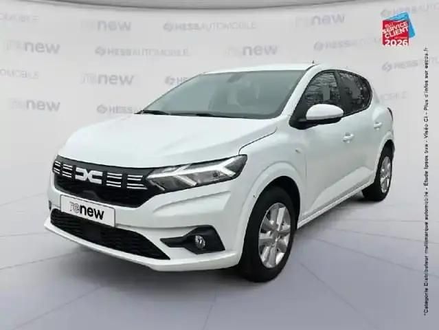 Occasion Dacia Sandero Expression 102 ch (75 kW) 2023 Blanc Berline