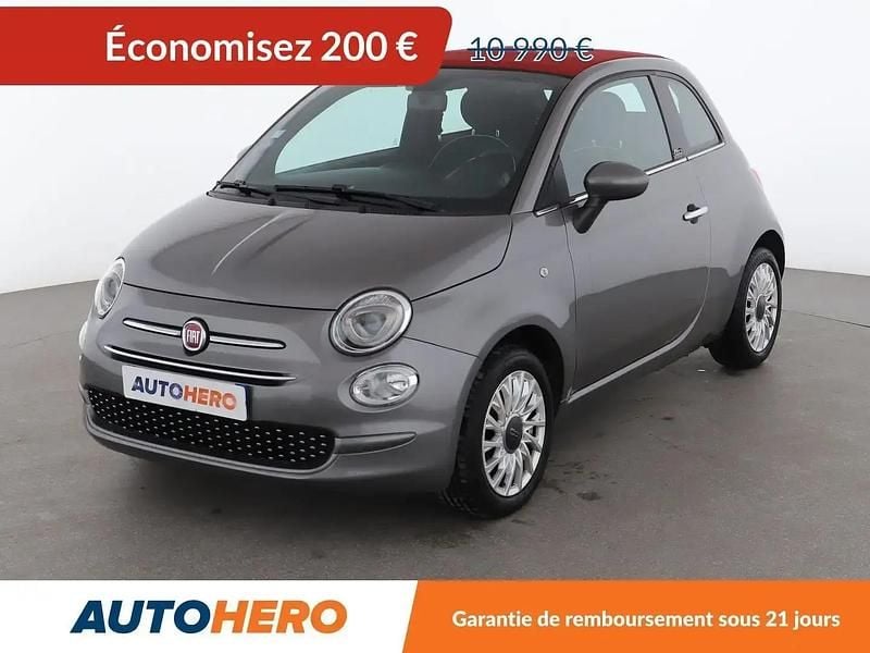 Gris Occasion 2019 Fiat 500C Lounge Cabriolet | 10 790 € (Bon prix) - Image 1/2