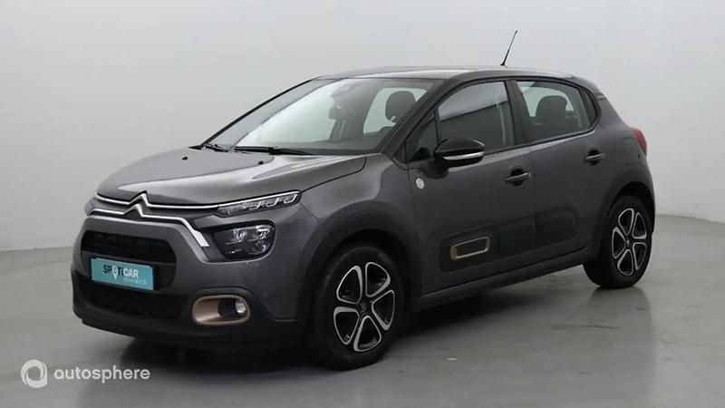 Gris platinium (m) Utilisé 2023 Citroën C3 PureTech Citadine | 9 999 € (Bon prix) - Image 1/4
