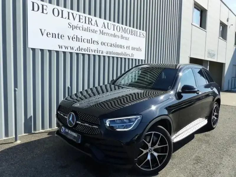 Noir Utilisé 2022 Mercedes GLC300 AMG line SUV | 44 990 € (Prix juste) - Image 1/4