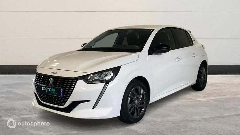 Blanc Utilisé 2022 Peugeot 208 Style Citadine | 13 999 € (Prix juste) - Image 1/4